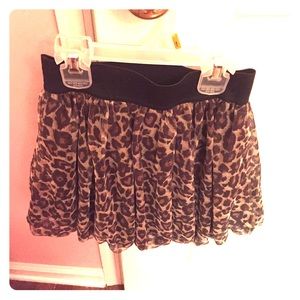 Girl Leopard Skirt